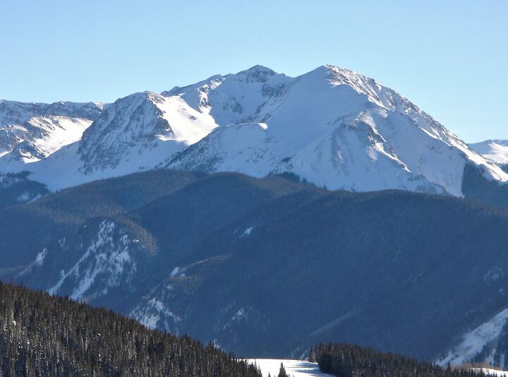 Hayden Peak in winter